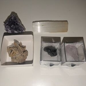 Mixed Crystal Lot - Amethyst, Selenite, Smoky Quartz & More